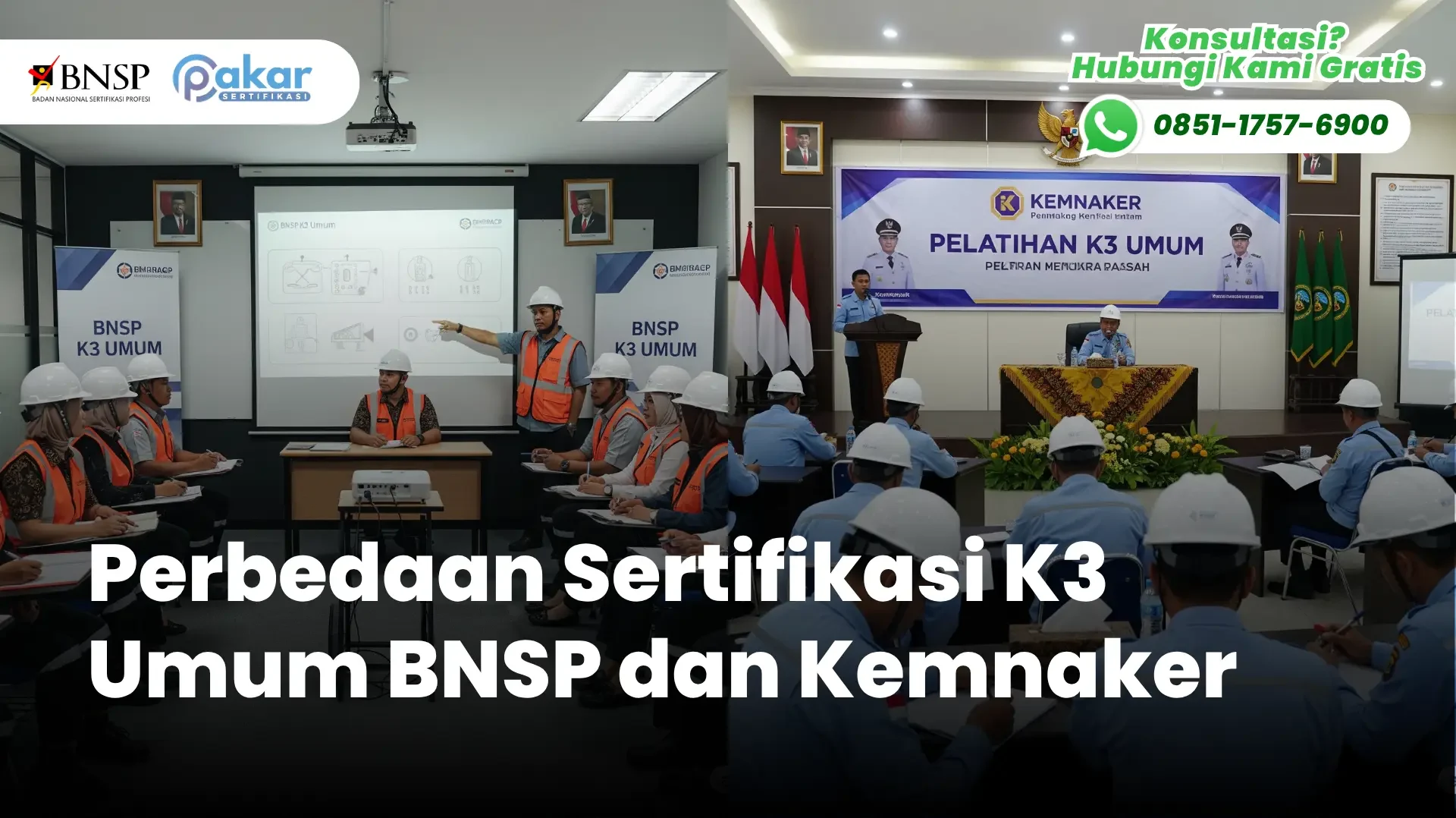 Perbedaan Sertifikasi K3 Umum BNSP dan Kemnaker