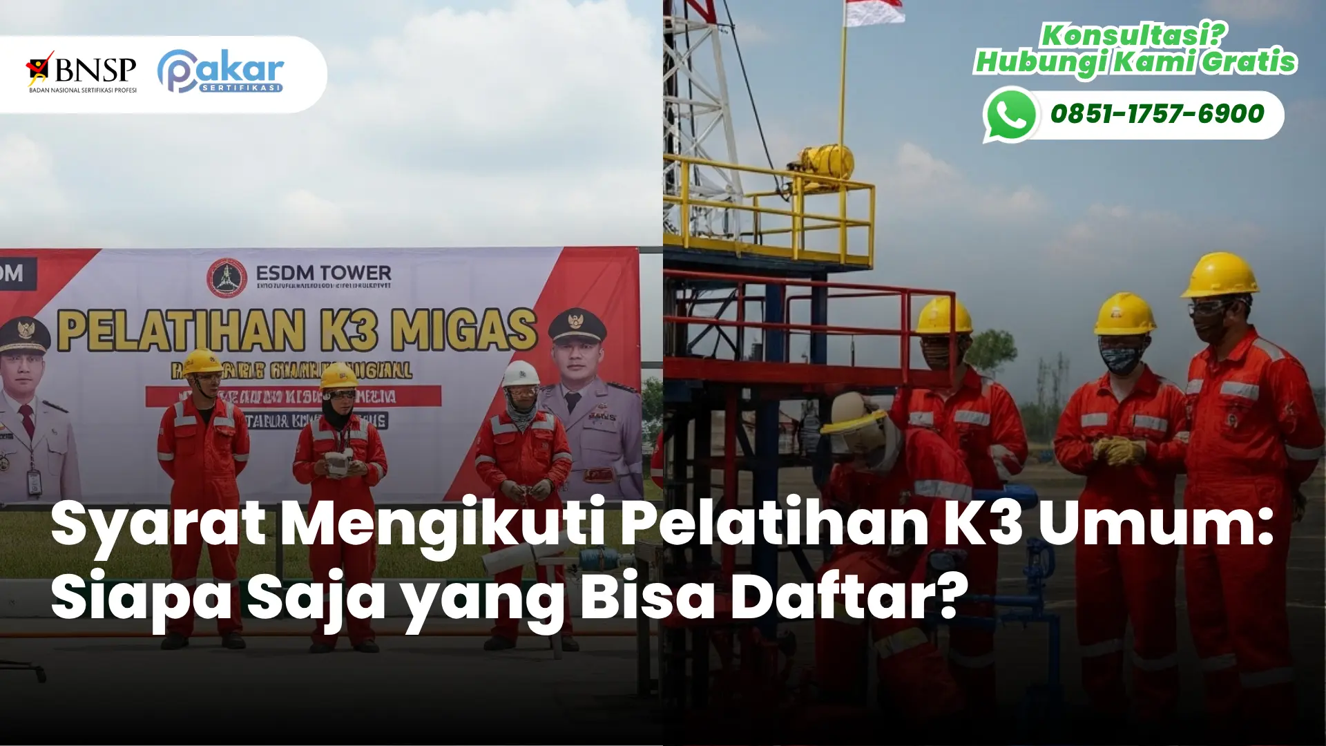 Syarat Pelatihan K3 Umum