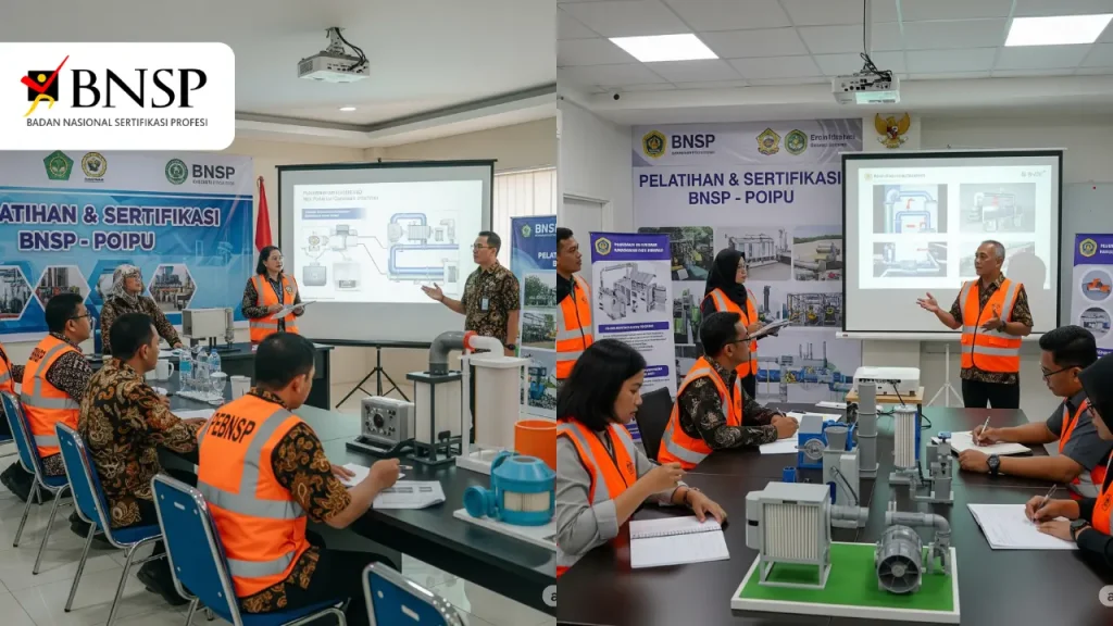 Sertifikasi BNSP Penanggung Jawab Operasional Instalasi Pengendalian Pencemaran Udara (POIPU)