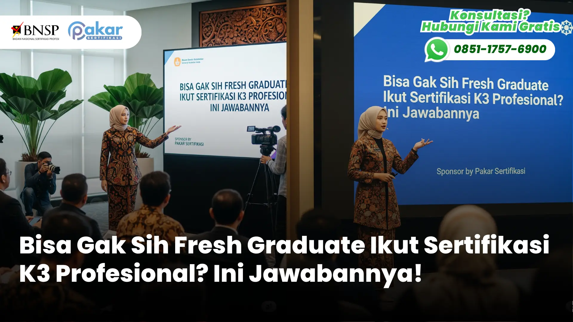 Fresh graduate ikut sertifikasi K3