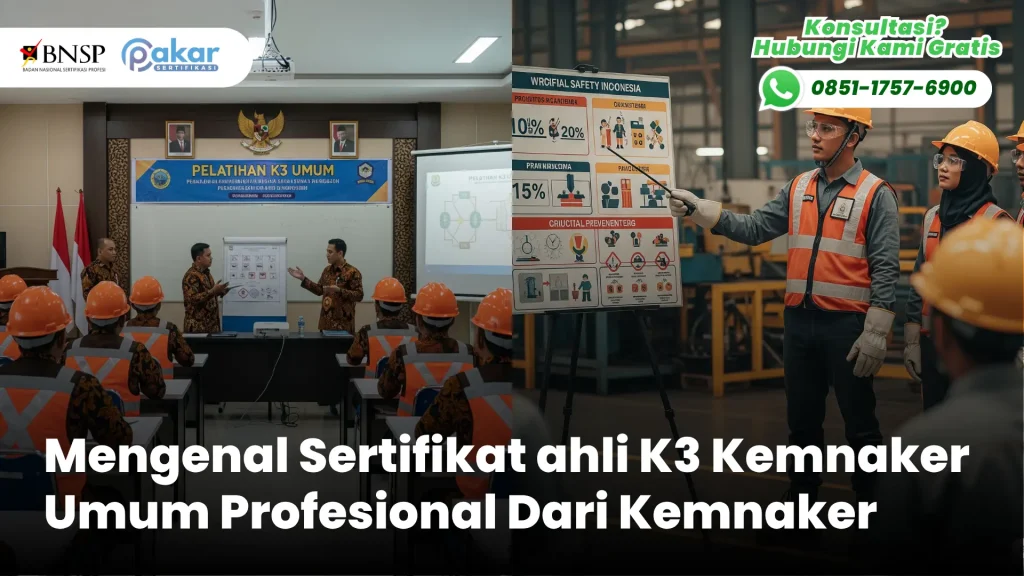 Sertifikat ahli K3 Kemnaker