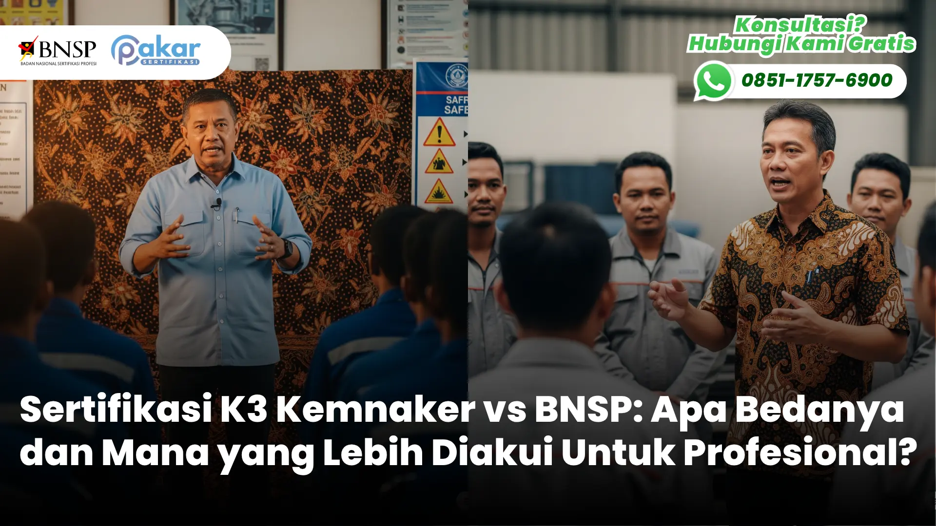 Sertifikasi K3 Kemnaker vs BNSP