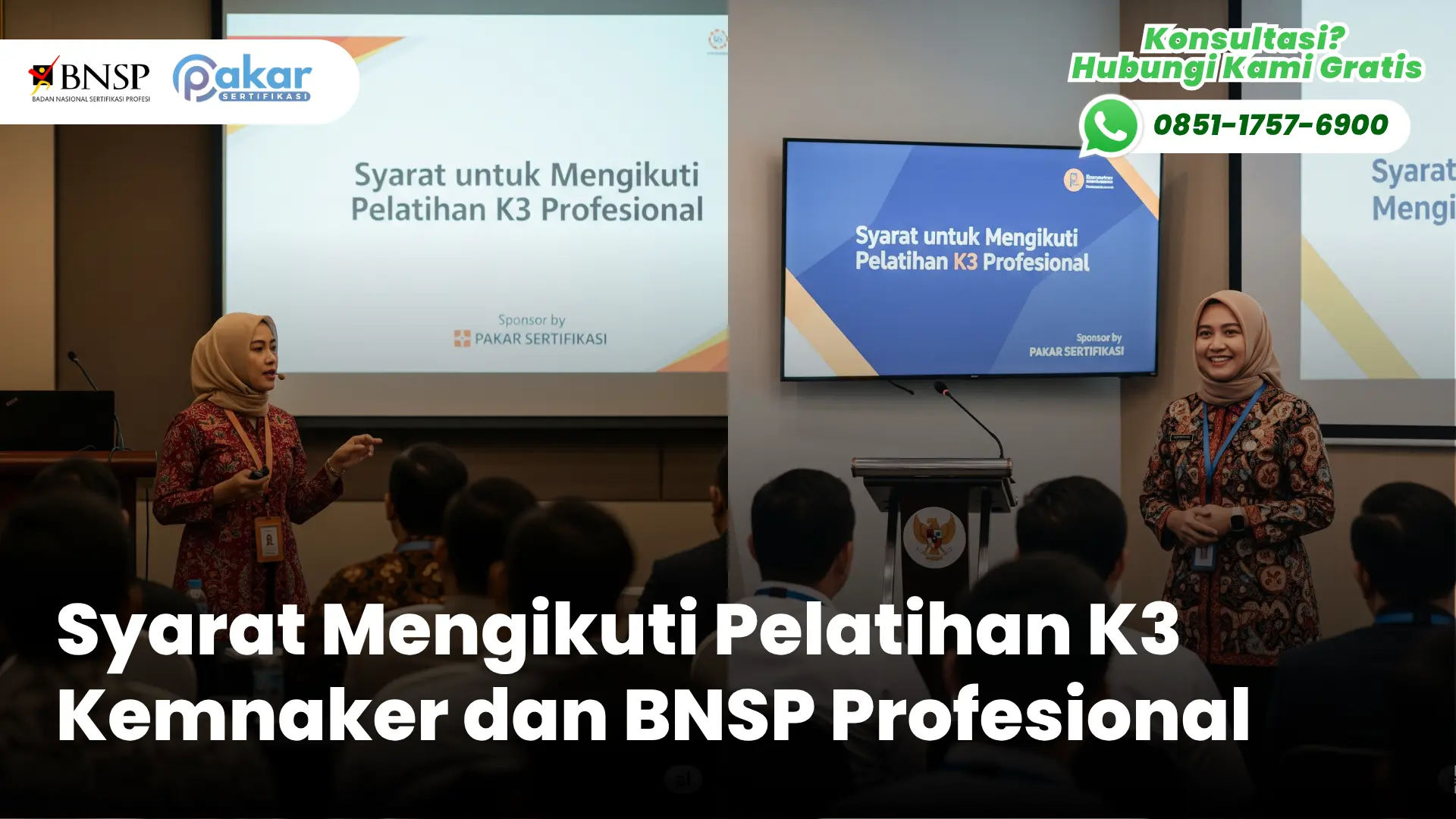 Syarat mengikuti pelatihan K3