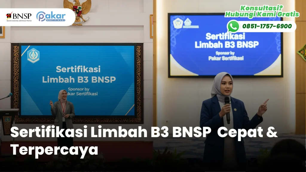 sertifikasi limbah b3 bnsp