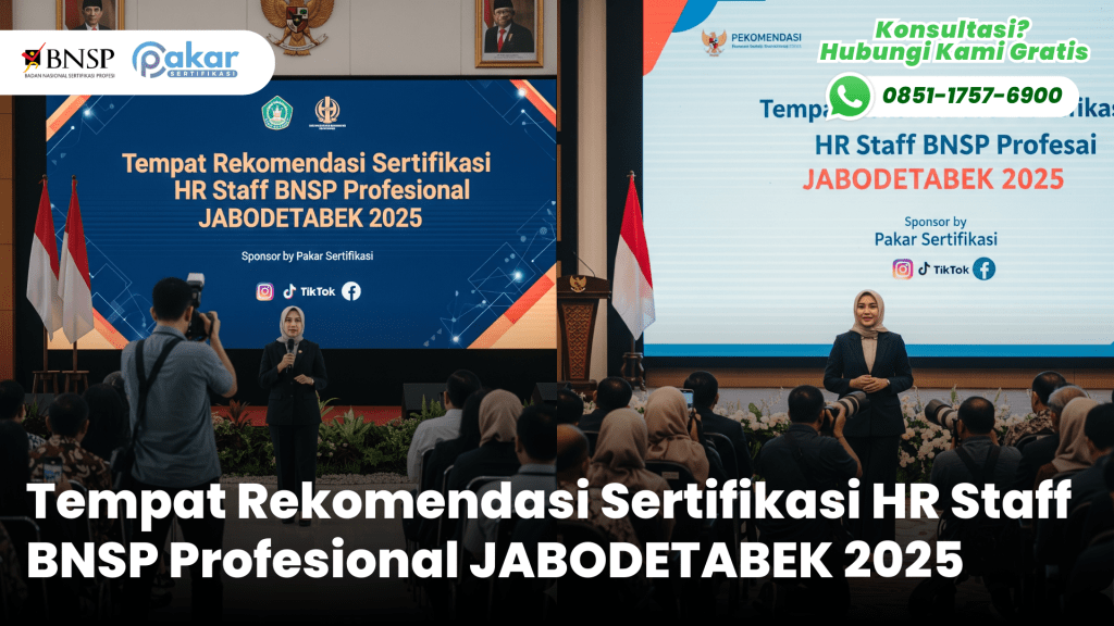 Tempat Rekomendasi Sertifikasi HR Staff BNSP