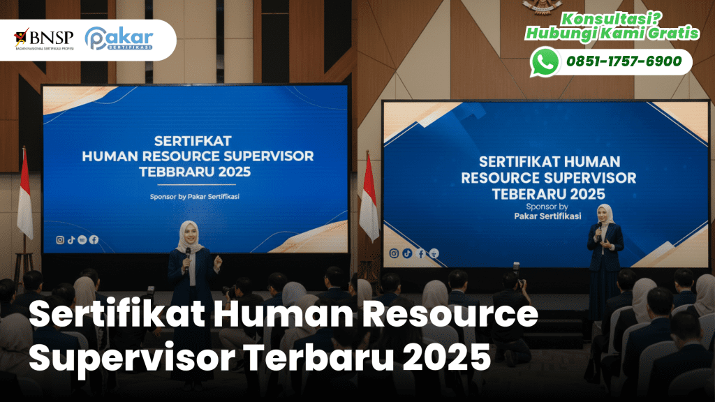 sertifikat human resource supervisor