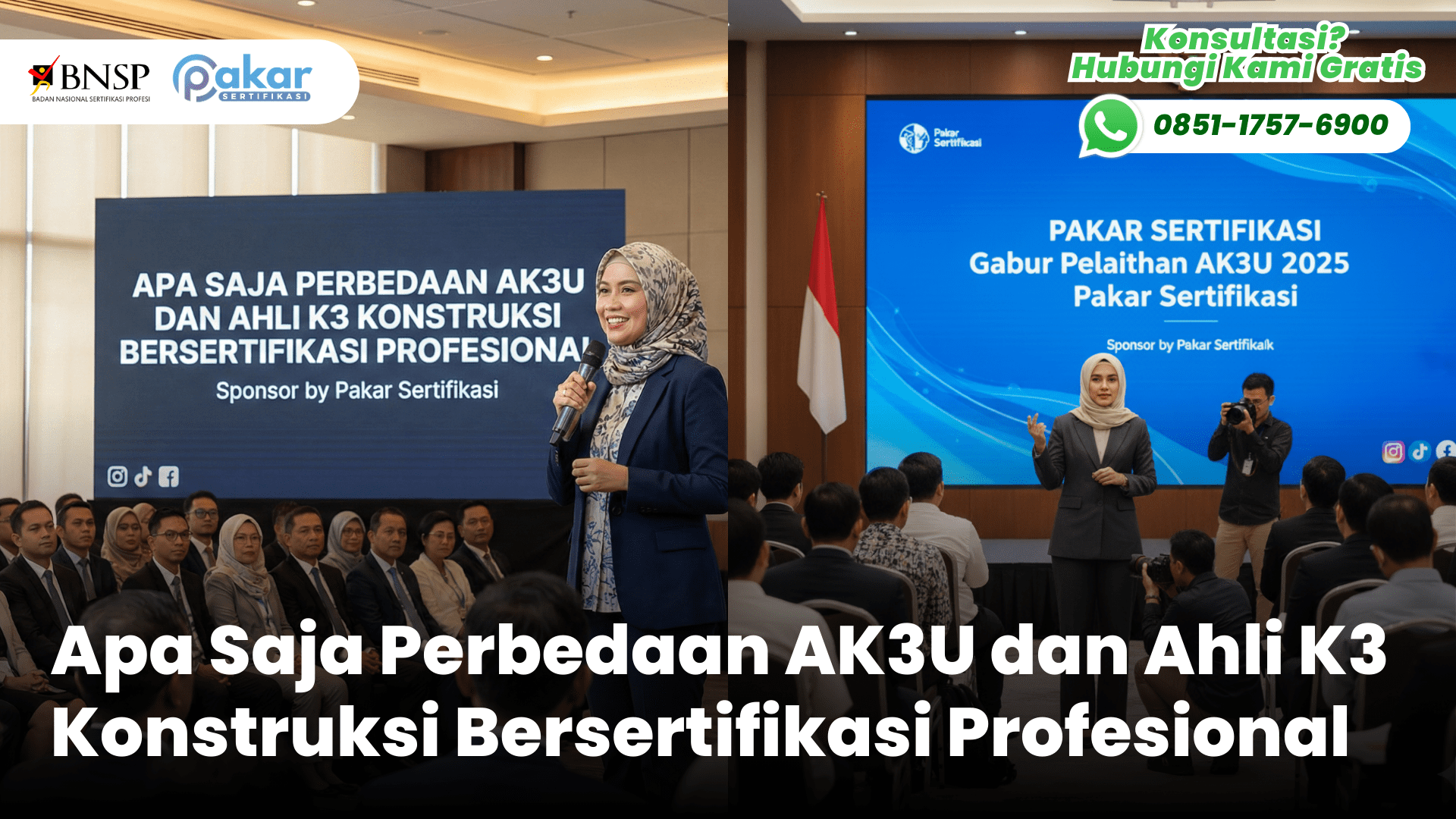 perbedaan ak3u dan ahli k3 konstruksi