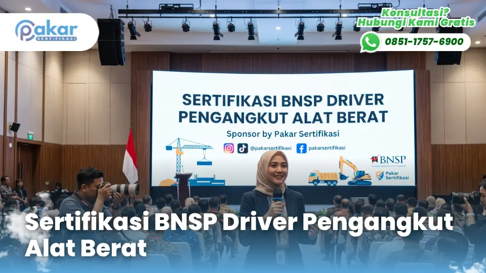Sertifikasi BNSP Driver Pengangkut Alat Berat