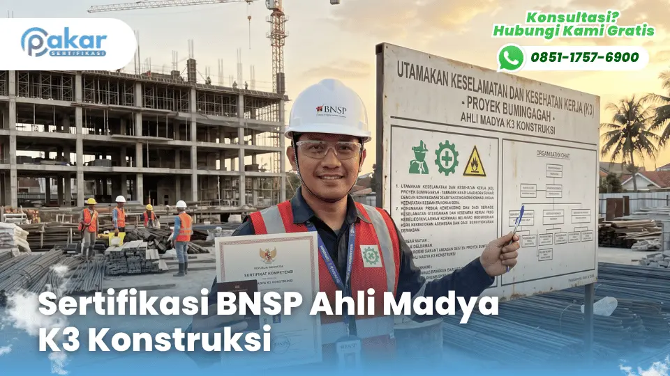 Sertifikasi BNSP Ahli Madya K3 Konstruksi