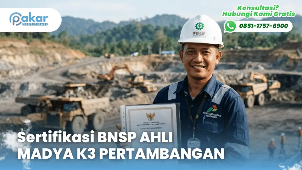 Sertifikasi BNSP AHLI MADYA K3 PERTAMBANGAN